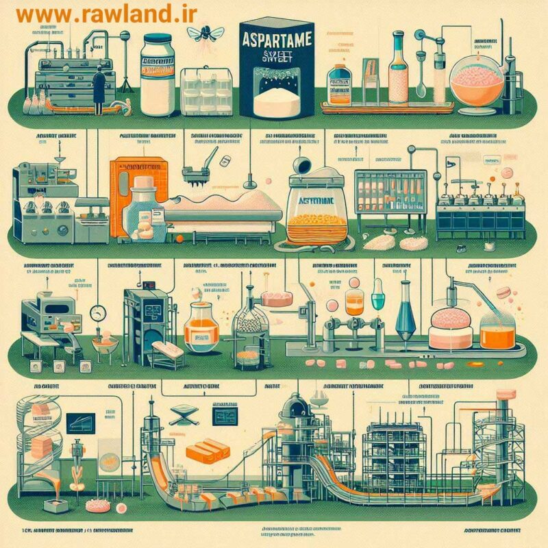 مراحل تولید و تاریخچه آسپارتام